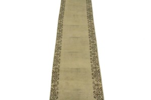Antique Beige Classic 3X19 Tabriz Persian Runner Rug