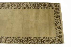 Antique Beige Classic 3X19 Tabriz Persian Runner Rug