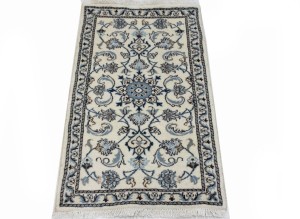 Cream Floral Classic 2'4X4 Nain Persian Rug