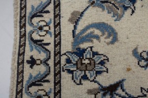 Cream Floral Classic 3X4 Nain Persian Rug
