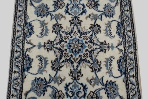 Cream Floral Classic 3X4 Nain Persian Rug
