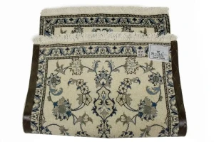 Cream Floral Classic 2'5X4'3 Nain Persian Rug