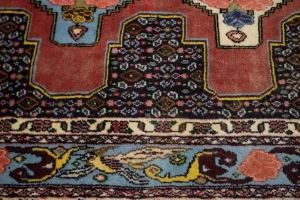 Vintage Floral 3X13 Bidjar Sanneh Persian Runner Rug