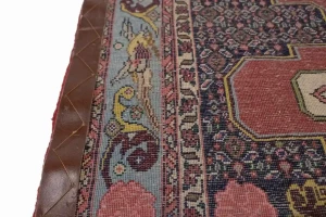 Vintage Floral 3X13 Bidjar Sanneh Persian Runner Rug