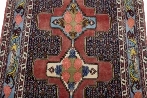 Vintage Floral 3X13 Bidjar Sanneh Persian Runner Rug