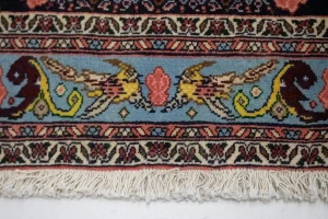 Vintage Floral 3X13 Bidjar Sanneh Persian Runner Rug