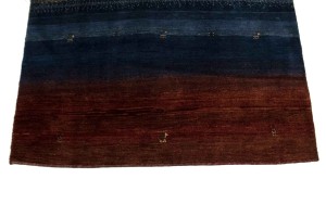 Multiolored Stripes Tribal 5X6 Gabbeh Persian Rug