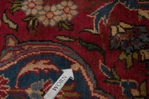 Vintage Red Traditional 8'6X13'7 Najafabad Persian Rug