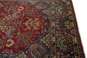Vintage Red Traditional 8'6X13'7 Najafabad Persian Rug