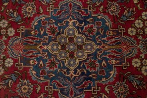 Vintage Red Traditional 8'6X13'7 Najafabad Persian Rug