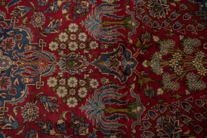 Vintage Red Traditional 8'6X13'7 Najafabad Persian Rug
