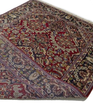 Vintage Red Traditional 6X10 Najafabad Persian Rug