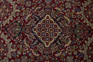 Vintage Red Traditional 6X10 Najafabad Persian Rug