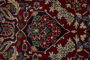 Vintage Red Traditional 6X10 Najafabad Persian Rug