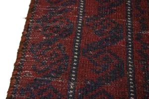 Vintage Red Tribal 4X7 Balouch Persian Rug