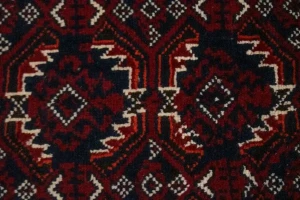 Vintage Red Tribal 4X7 Balouch Persian Rug