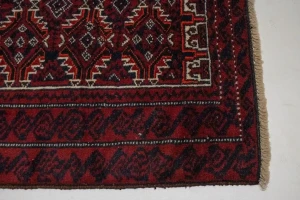 Vintage Red Tribal 4X7 Balouch Persian Rug