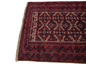 Vintage Red Tribal 4X7 Balouch Persian Rug