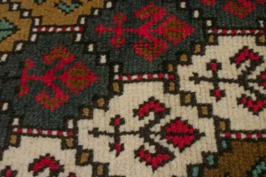 Red Vintage Tribal 4X7 Ghoochan Persian Oriental Rug