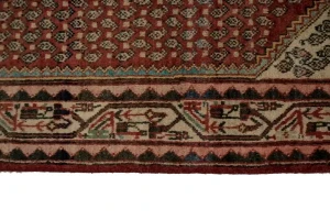 Vintage Red Allover Tribal 4X7 Botemir Persian Rug