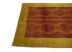 Rusty Red Tribal 5X8 Gabbeh Persian Oriental Rug