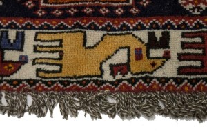 Red Tribal 4X6 Shiraz Persian Rug