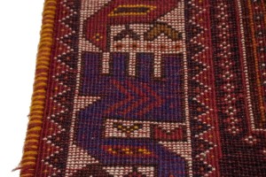 Red Tribal 4X6 Shiraz Persian Rug