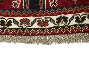 Red Tribal 3'5X5' Shiraz Persian Rug