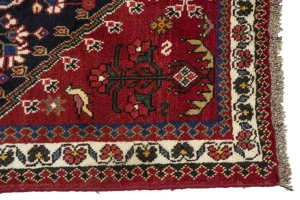 Red Tribal 3'5X5' Shiraz Persian Rug