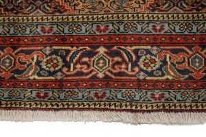 Semi Antique Light Salmon Geometric 6X10 Ardebil Persian Rug