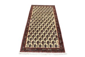 Vintage Allover Tribal 3'5X8'2 Sirjan Persian Rug