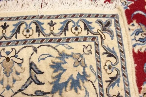 Red Vintage Classic 6X8 Traditional Nain Tabas Persian Oriental Rug