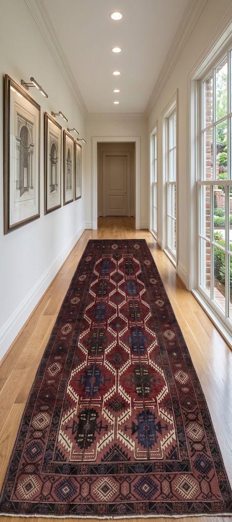 Vintage Red Tribal 5X12 Balouch Yalameh Persian Runner Rug - Image 2