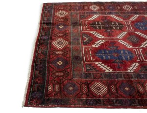 Vintage Red Tribal 5X12 Balouch Yalameh Persian Runner Rug