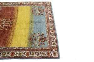 Multicolored Tribal 4X6 Gabbeh Persian Oriental Rug