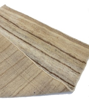 Vintage Beige Tribal 4X5 Gabbeh Persian Rug