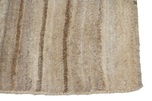 Vintage Beige Tribal 4X5 Gabbeh Persian Rug