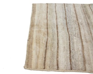 Vintage Beige Tribal 4X5 Gabbeh Persian Rug