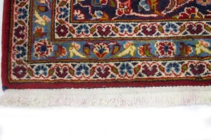 Vintage Red Traditional 10X13 Kashan  Persian Rug