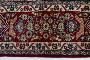 Vintage Navy Blue Traditional 8X12 Najafabad Persian Rug