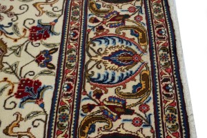 Vintage Cream Floral Classic 10X13 Tabriz Persian Rug