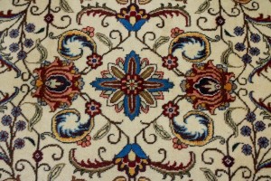 Vintage Cream Floral Classic 10X13 Tabriz Persian Rug