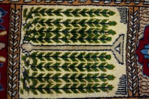 Vintage Blue & Red Floral Garden 10X13 Najafabad Persian Rug