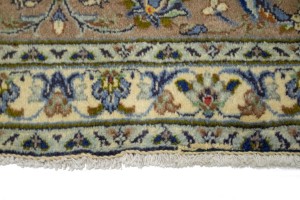 Vintage Cream Beige Traditional 10X13 Kashan Persian Rug