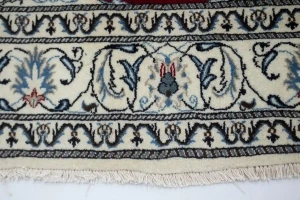 Red Floral Traditional 5'3X7'9 Nain Tabas Persian Oriental Rug