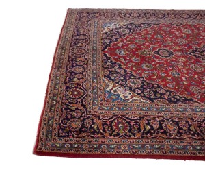 Red Floral 8'5X12'7 Kashan Persian Rug