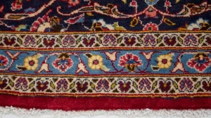 Red Semi Antique Traditional 10X13 Kashan Persian Rug
