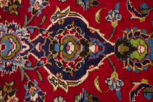 Red Semi Antique Traditional 10X13 Kashan Persian Rug