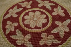 Multicolored Flat-Weave 11X31 Aubusson Chinese Rug