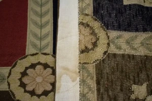 Multicolored Flat-Weave 11X31 Aubusson Chinese Rug